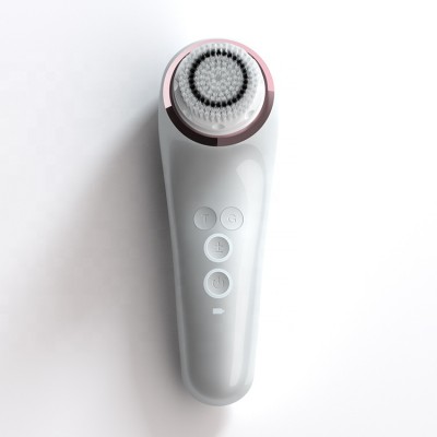 wireless usb rechargeable beauty device personal sonic face brush interchangeable face cleansing machine face exfoliator brush